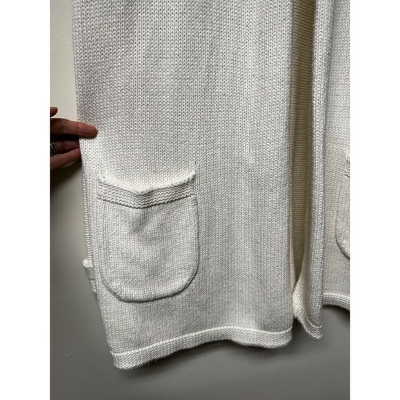NWOT - J. CREW Long Open Cardigan Sweater, Cotton/Merino Wool Blend, Sz XL - Picture 3 of 11
